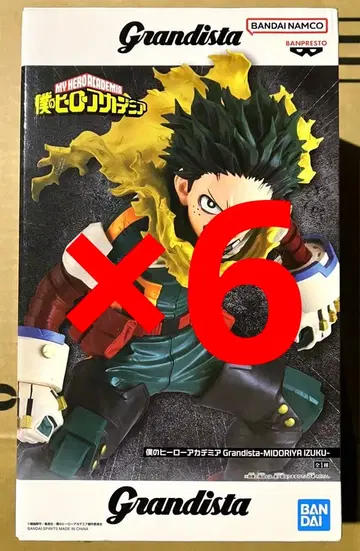 6개 세트 나의 히어로 아카데미아 Grandista 미도리야 이즈쿠