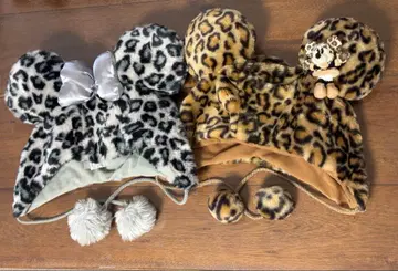 가격 인하 & 즉시 발송 디즈니 팬캡 레오파드 무늬 2개 set