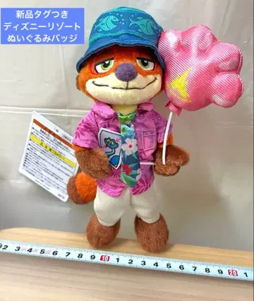 닉 주토피아 디즈니 리조트 인형 배지