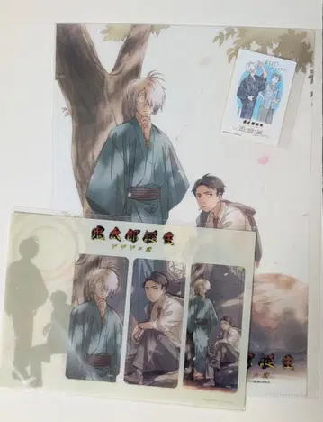 게게게의 수수께끼 게수수 추억전 클리어 파일 클리어 시트 특전 스티커