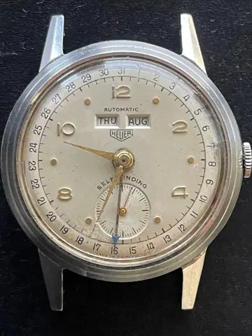 호이어 빈티지 트리플 달력 태엽 끊어짐