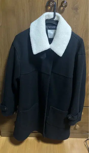 FREAK'S STORE 보아 옷깃 스텐카라 코트