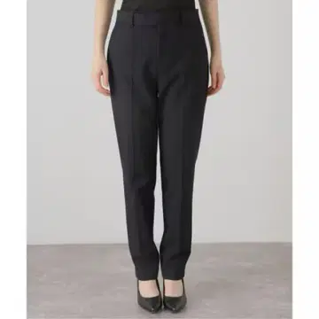 spick and span 속기모 스트레이트 팬츠 블랙