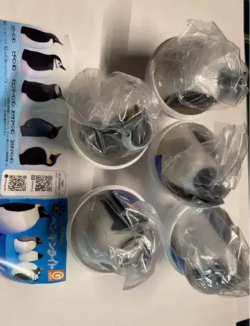펭귄 피규어 5개 세트