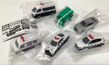 포켓 토미카 집합! 경찰 차량 편 전 6종 세트 컴프 가챠가챠 캡슐 토이