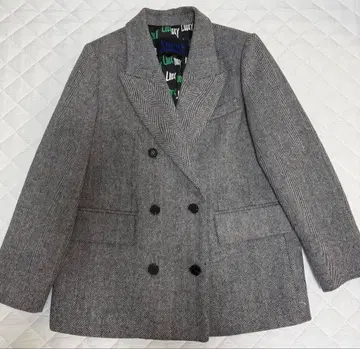 LUCY CHOUETTE 헤링본 테일러드 자켓