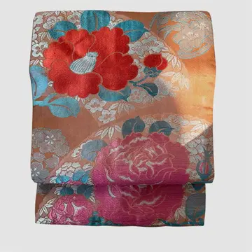 나고야 오비 모란 동백 다이쇼 로망 앤티크