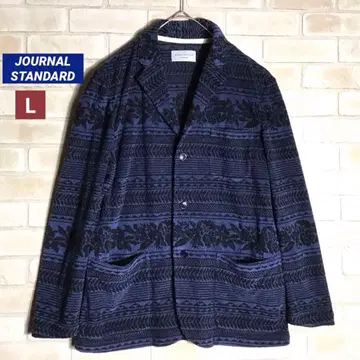 JOURNAL STANDARD 타월 원단 꽃무늬 테일러드 자켓 일본제