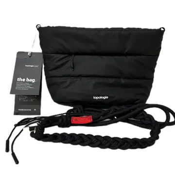 topologie 토폴로지 베사스 숄더 핸드백 블랙