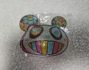 신상 (신색) 무라카미 다카시 큐빅 팬더 키링 카이카이키키