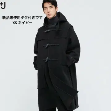 UNIQLO +j 네이비 더플 코트 XS