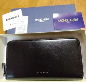 MICHEL KLEIN 히다 소가죽 장지갑 블랙 미사용 새상품
