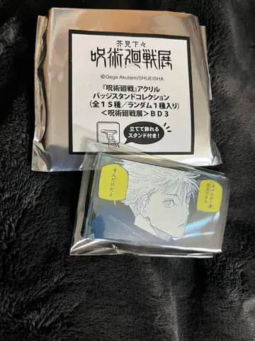 주술회전전 고죠 사토루 아크릴 스탠드 배지 컬렉션