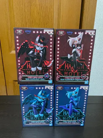 미개봉품 해즈빈 호텔에 오신 것을 환영합니다 모니터 탑 피규어 4종 세트