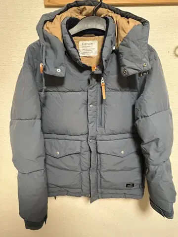 BAYFLOW MOUNTAINEER 다운 자켓 블루 그레이