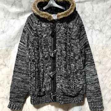 FUTURE BULLET 퓨처레트 니트 후드티 블루종