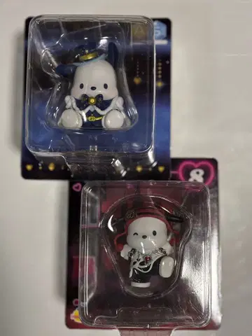 산리오 happy 복권 포차코 피규어 2개 세트 홀리데이 컬렉션 외