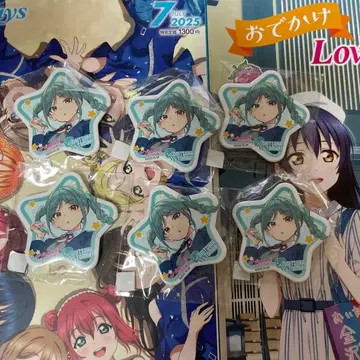 러브 라이브! 슈퍼스타!! 별 모양 캔뱃지 세트 오니즈카 토마리