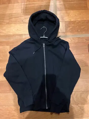 JW ANDERSON 블랙 풀 집업 후드티 S