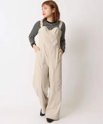 u by spick&span 코듀로이 뷔스티에 올인원 아이보리