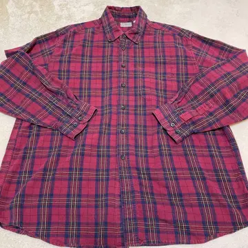 L.L.Bean 남성용 긴팔 셔츠 체크 무늬