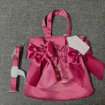 Maison de FLEUR 클리어 더블 리본 2Way 토트