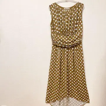 AA STUDIO AA [ XL 상당 ] 원피스 슬리브리스 도트