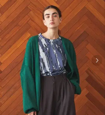 [ 사이즈 1 새상품급 ] 샤리프 플리츠 가디건