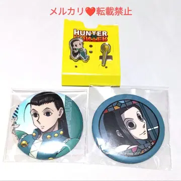 HUNTER x HUNTER 신작 캔뱃지 와시 캔뱃지 핀 배지