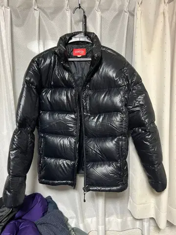 LONDON 블랙 다운 자켓