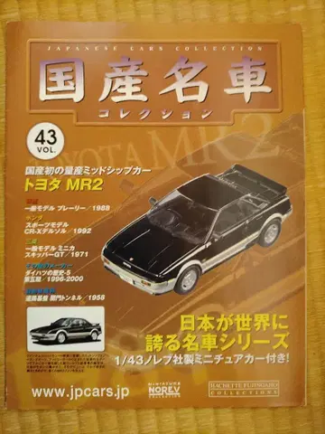 도요타 MR2 (1984) 미니카 1/43 (일본산 명차 컬렉션)