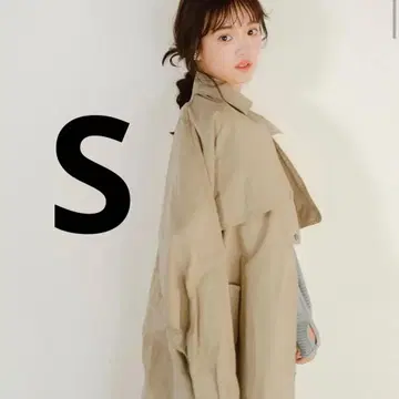 PINUE 피누에 프론트 지퍼 트렌치코트 (BEIGE) S