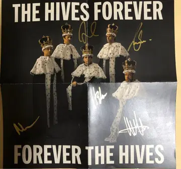THE HIVES 친필 사인 포스터 FOREVR FOREVR