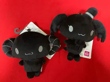 [ 레어템 택 포함 새상품 ] 로로로마닉 봉제 인형 마스코트 블랙 아베일