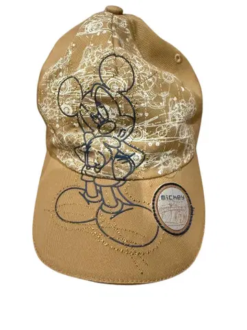 미키마우스 베이지 캡