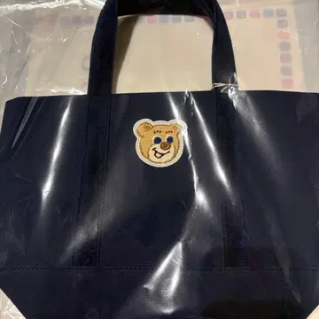 페이러 올드 테디 와펜 토트백 소 사이즈 네이비