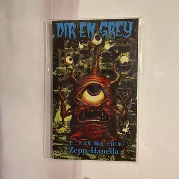 DIR EN GREY Zepp Haneda 회장 한정판 스티커