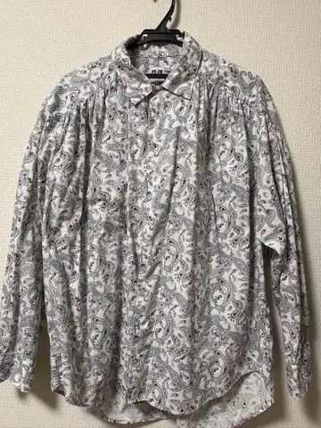 AIE 페이즐리 무늬 긴팔 셔츠 M 사이즈