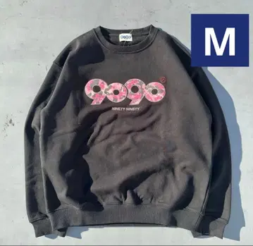 9090 OG 로고 오리지널 크루넥 블랙