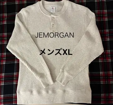 JEMORGAN 빅 와플 헨리넥 남성용 XL