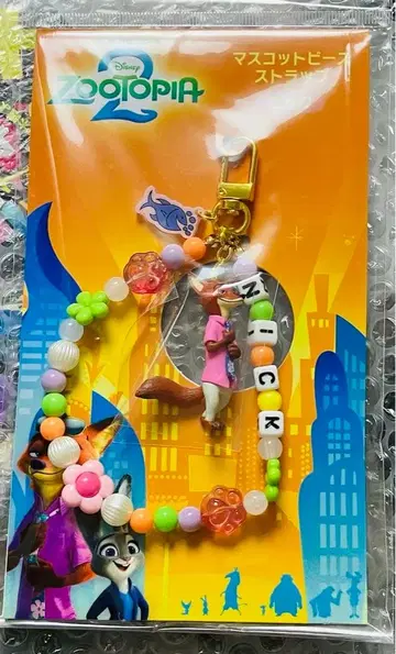 주토피아2 마스코트 비즈 스트랩 닉