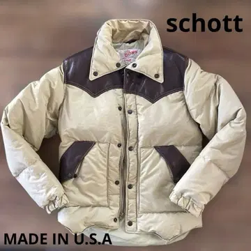 schott 다운 자켓 구제 의류 MADE IN U.S.A
