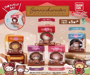 산리오 캐릭터 미니어처 패키지 (키티, 시나몬, 마이멜로디) 3종 set