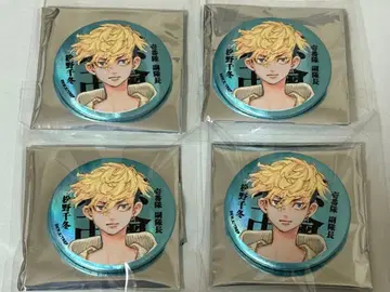 도쿄 리벤저스 매트 메탈릭 캔뱃지 마츠노 치후유 마이키마트