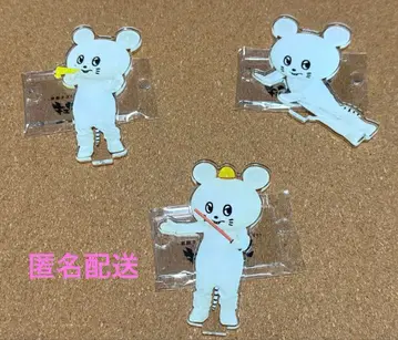 큐소네코가미 실록 쥐 군 아크릴 스탠드 3개 세트