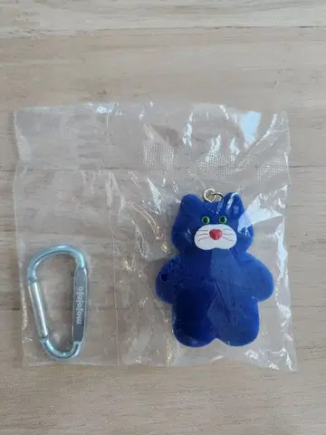 mojojojo 파랑 고양이 키링