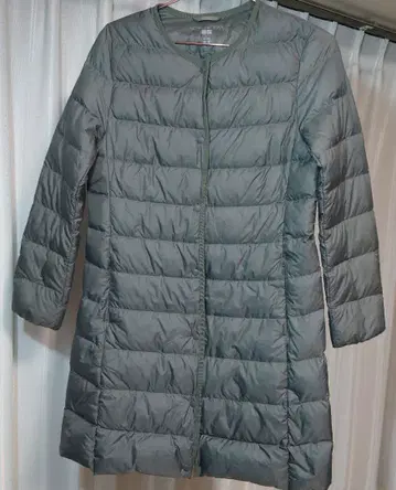 유니클로 울트라 라이트 다운 자켓 노카라 이너다운 L