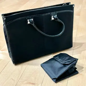 남성용 자립형 비즈니스 백 블랙 브리프 케이스 A4 취업활동 우산 커버