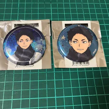 하이큐 코스모 월드 홀로그램 캔뱃지 아카아시 케이지