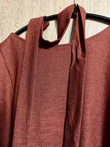 RIM.ARK/버건디 오버 사이즈 원피스